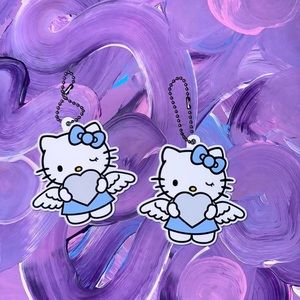 Hello kitty Angel keychains